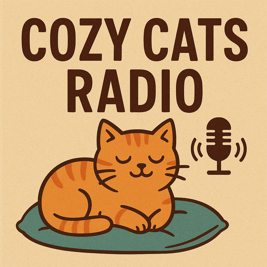 Cozy orange cat relaxing